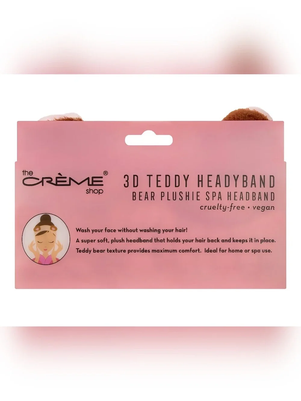 The Crème Shop Teddy Bear Plush Headband Set Of 5